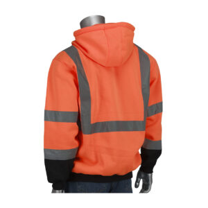 High Vis Hooded Pullover Sweatshirt