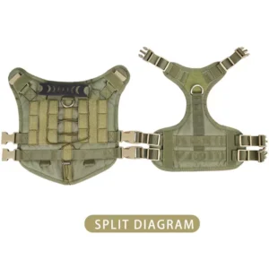 Adjustable No-Pull Tactical K9 Harness