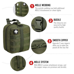 Tactical Molle System Medical Pouch 600D