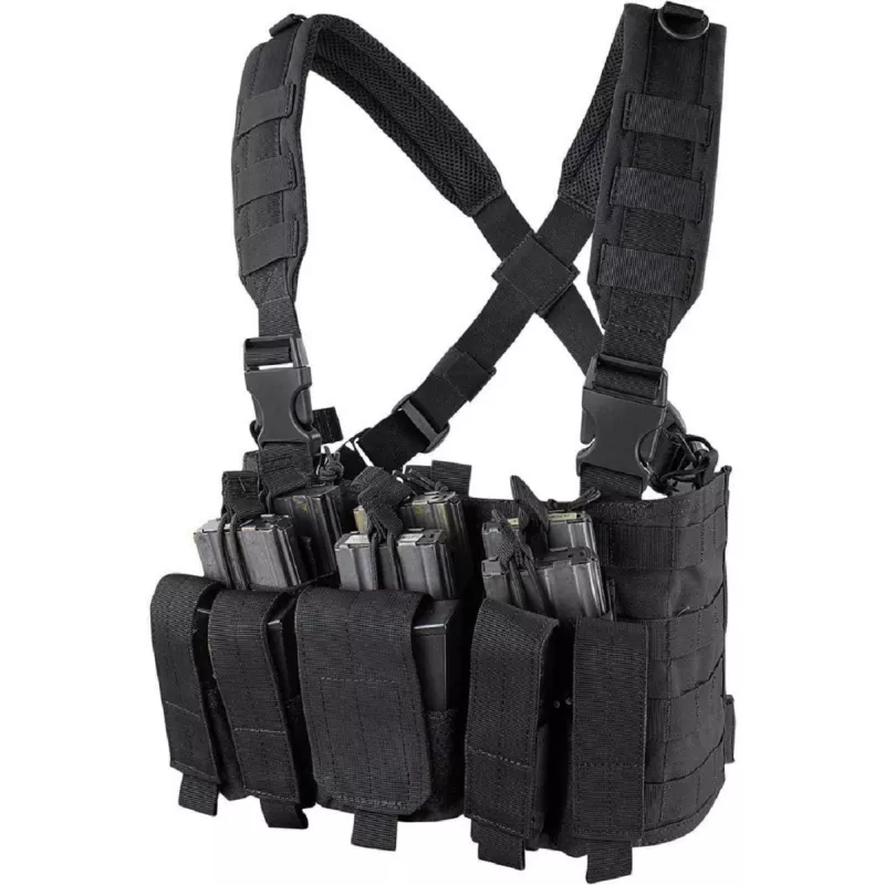 Tactical Chest Rig with Kangaroo Ammunition Pockets