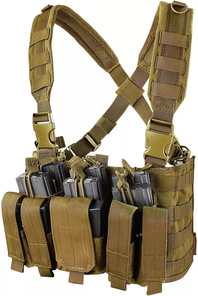 Tactical Chest Rig with Kangaroo Ammunition Pockets
