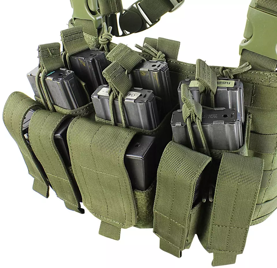 Tactical Chest Rig with Kangaroo Ammunition Pockets